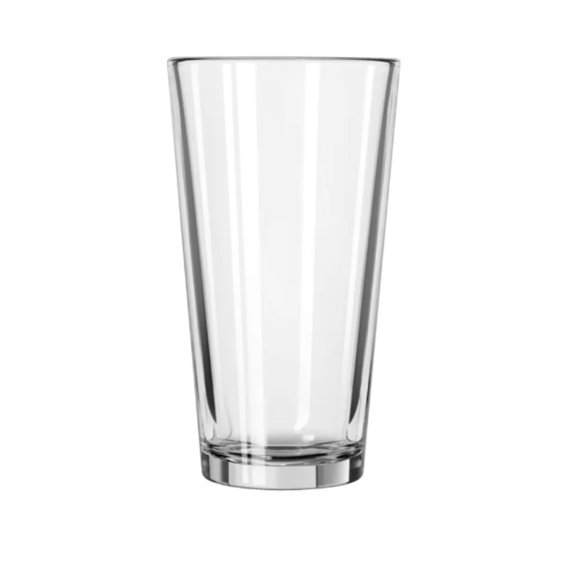Libbey 15385 16 oz DuraTuff Restaurant Basics Tall Mixing Glass
