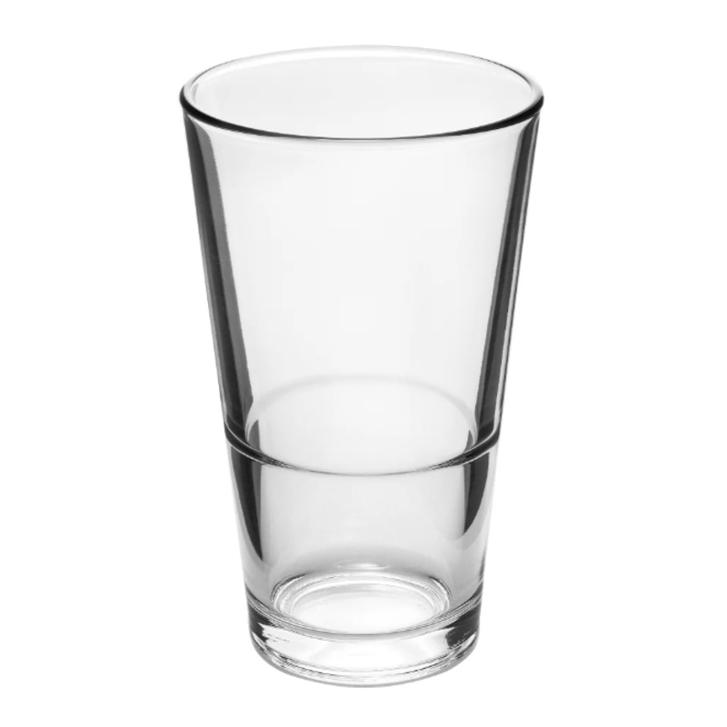 Libbey 15790 16 oz Stacking Mixing Glass - DuraTuff