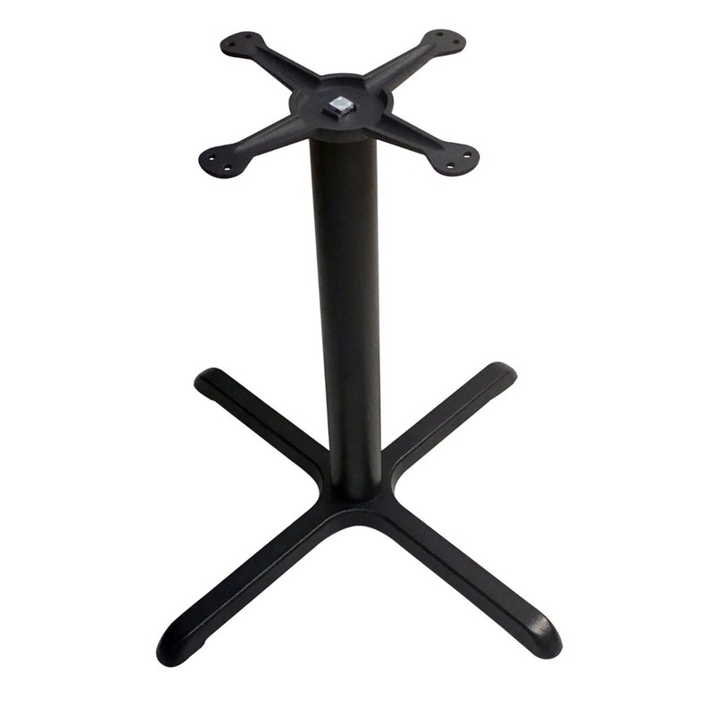 Used Restaurant Equipment - AAA Furniture Wholesale T3030DH Black Cast Iron Dining Height Spider Table Base 30" x 30" x 29-1/2"H