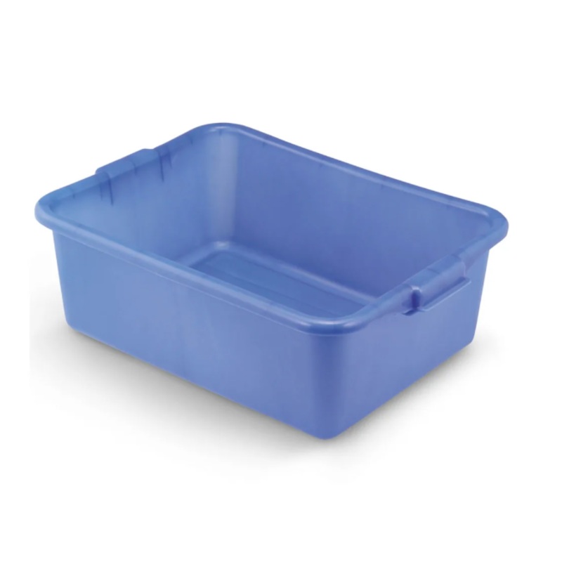 Vollrath 1527-C04 Food Storage Box - Molded Handles, 20x15x7", Blue - 6ea/Case