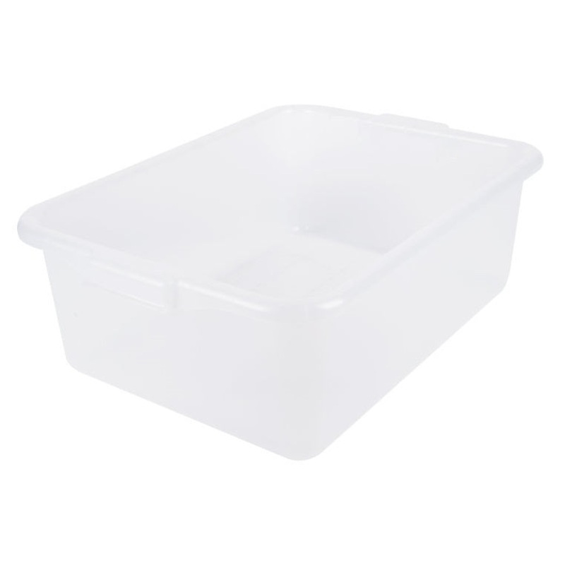 Vollrath 1527-C13 Traex Color-Mate Polyethylene Food Storage Box 20" x 15" x 7" - Clear - 12/Case