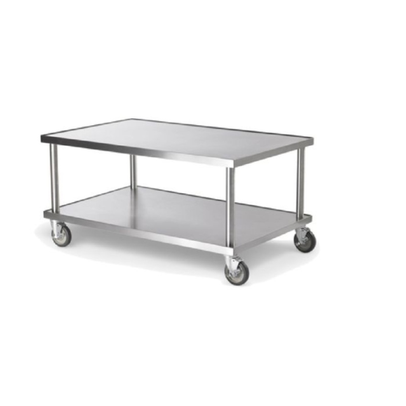 Vollrath 4087924 24" Heavy-Duty Mobile Equipment Stand with Undershelf