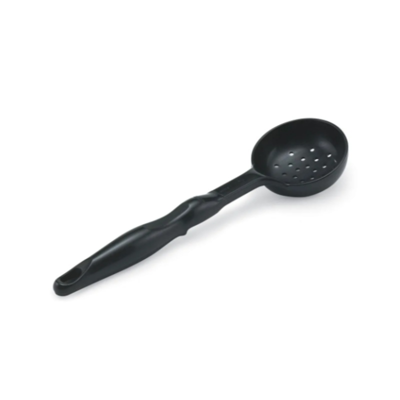 Vollrath 5283820 4 oz Round Perforated Spoodle - Black - 12ea/Case