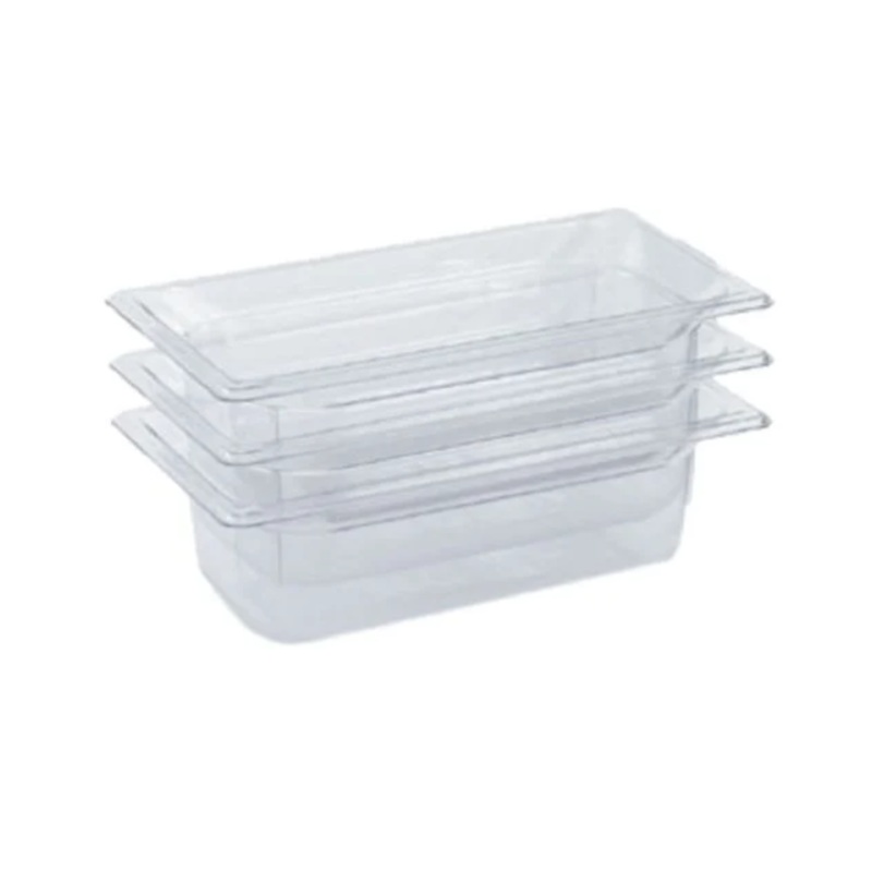 Vollrath 8036410 - Super Pan Third Size Low Temperature Plastic Pan - 6/Case