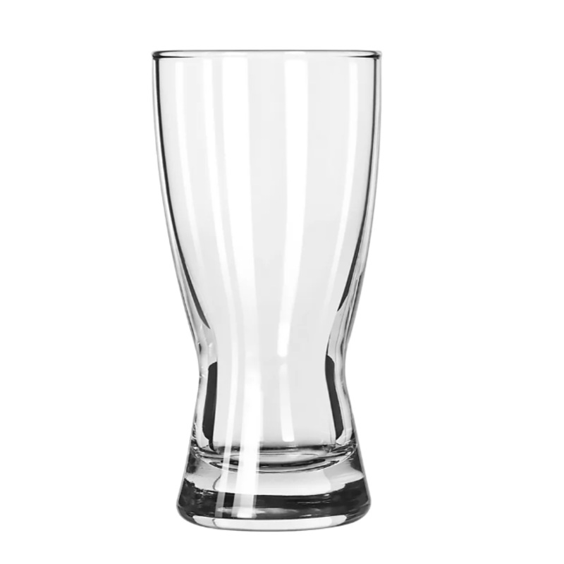 Libbey 178 10 oz Hourglass Design Pilsner Glass - Safedge Rim Guarantee