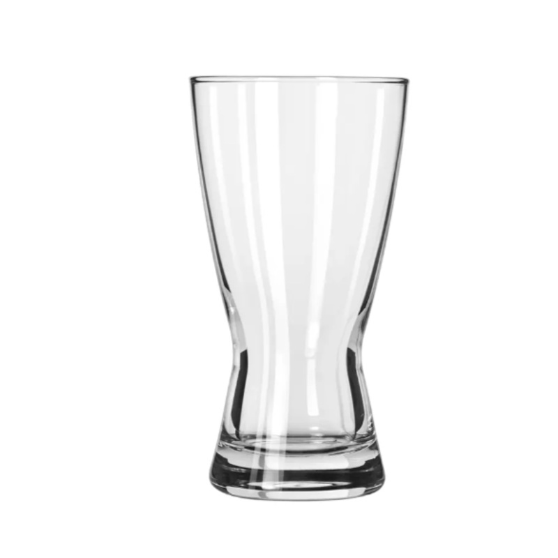 Libbey 181 12 oz Hourglass Design Pilsner Glass - Safedge Rim Guarantee