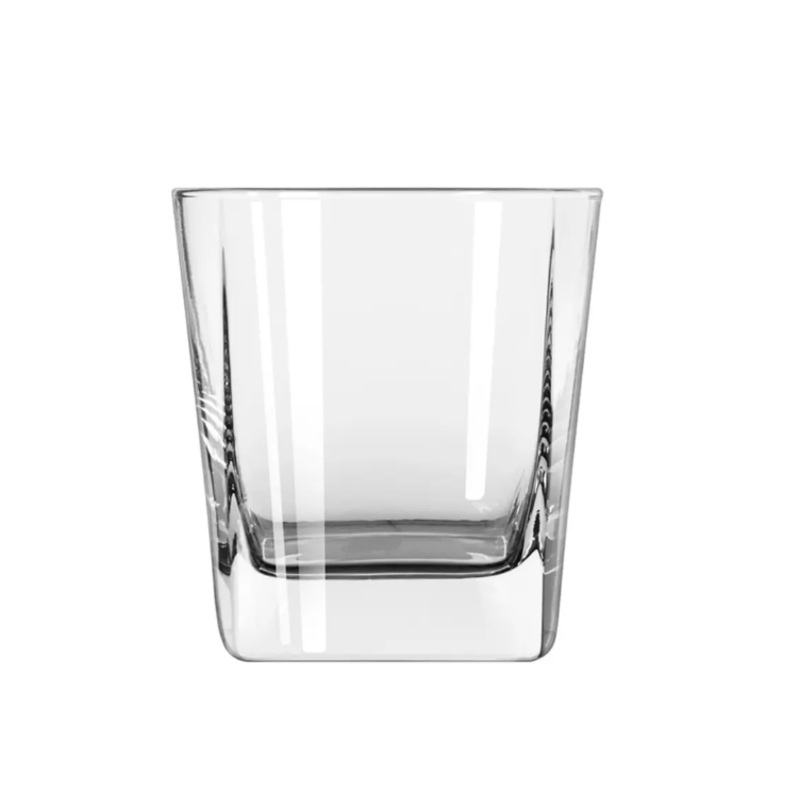 Libbey 2207 9 1/4 oz Double Old Fashioned Glass - Quartet, Square Base