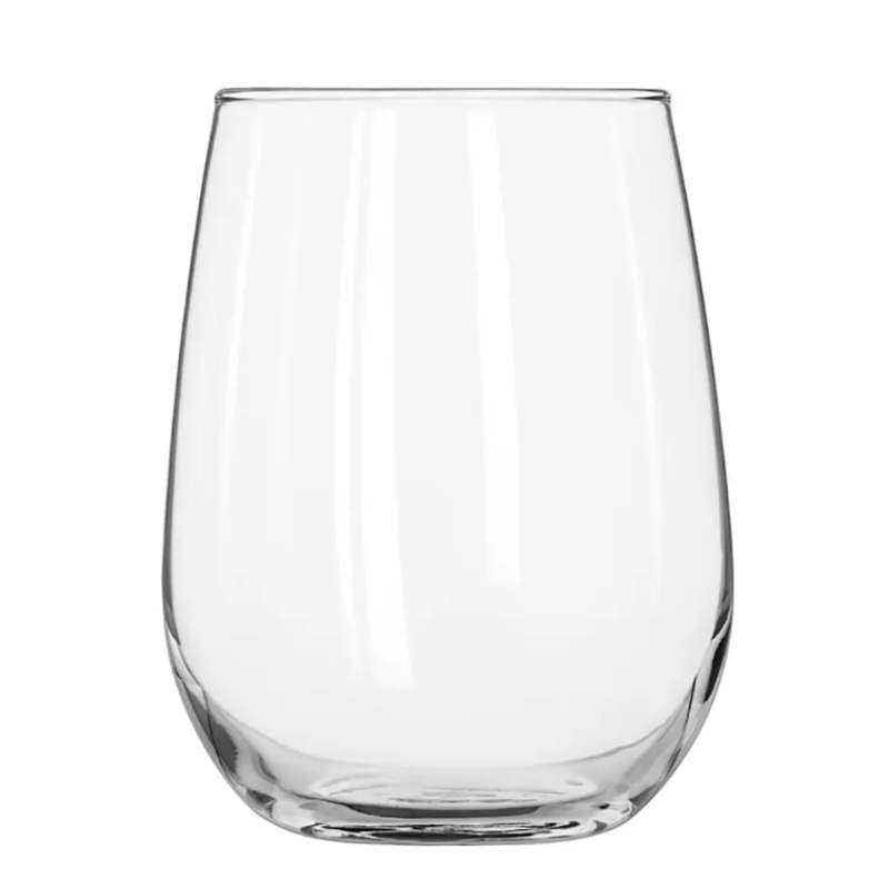 Libbey 221 17 oz Stemless White Wine Glass