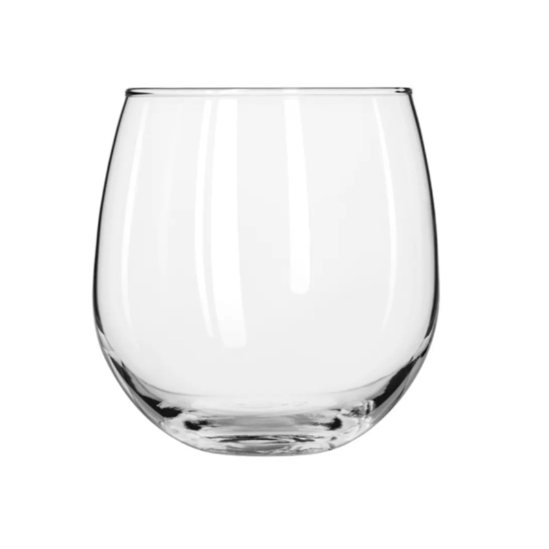 Libbey 222 16 3/4 oz Stemless Red Wine Glass