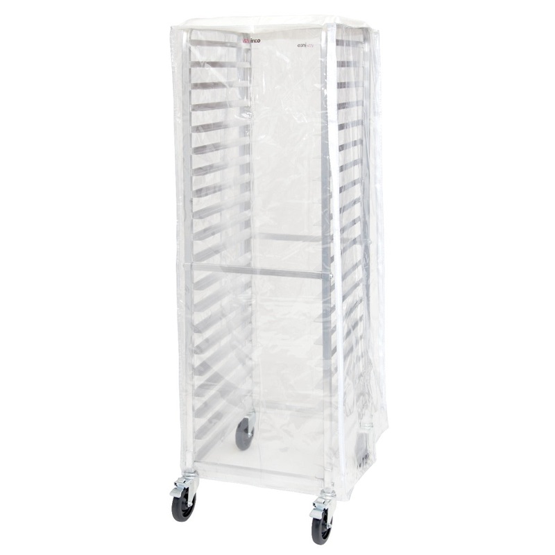 Winco ALRK-20-CV Clear Vinyl Sheet Pan Rack Cover - for 20- & 30-Tier Racks - 4/Case