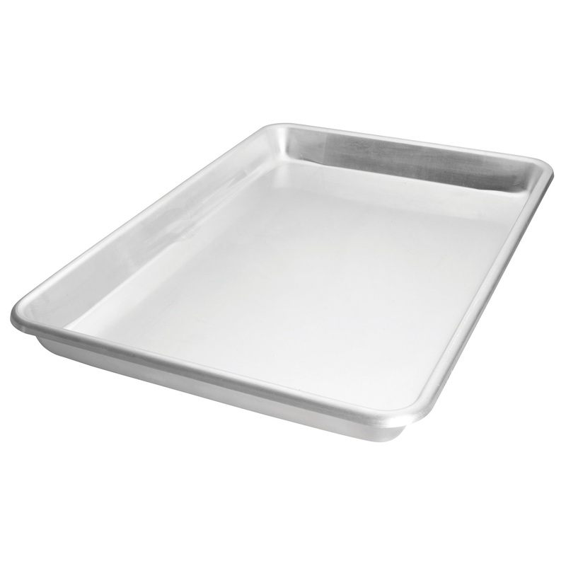 Winco ALRP-1826 Aluminum Bake / Roast Pan without Handles 25-3/4" x 17-3/4" x 2-1/4"Deep