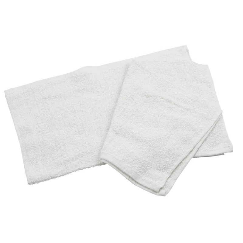 Winco BTW-30 Cotton Bar Towel 16" x 19" - White - 20/Case