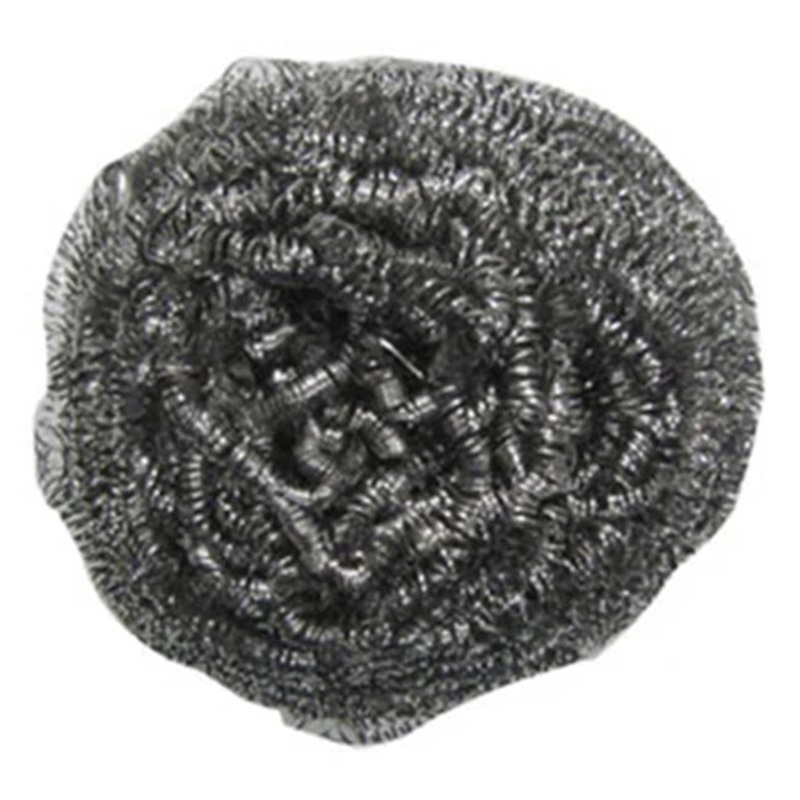 Adcraft 75-S Small Stainless Steel Scouring Sponge 50g - 72/Case