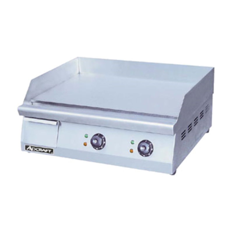 Adcraft GRID-24 24" Electric Griddle w/ Thermostatic Controls - 3/4" Steel Plate, 208-240v/1ph
