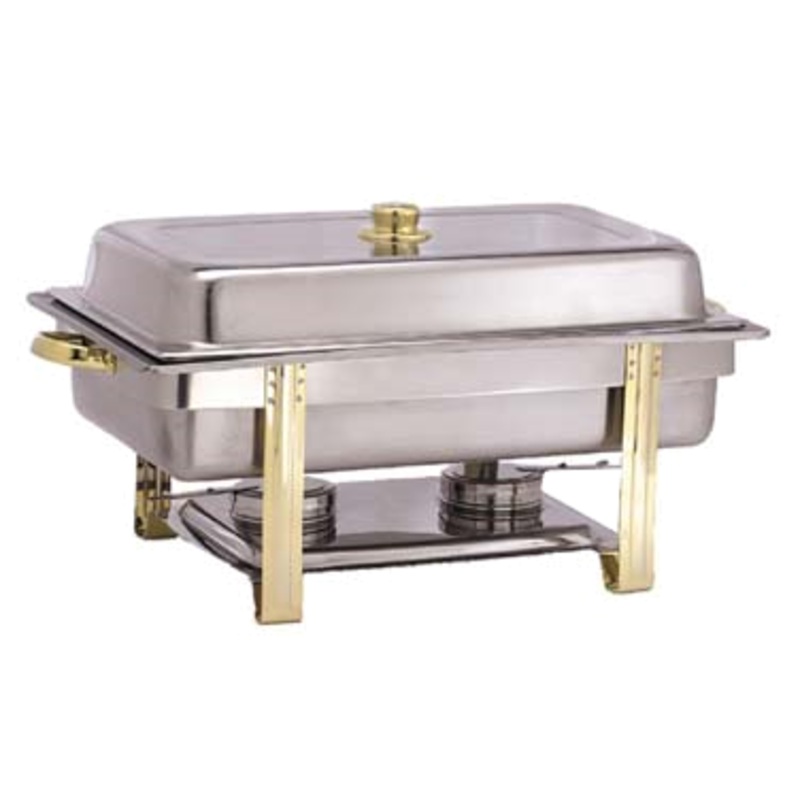 Adcraft GRV-8 Gold Riviera Chafer 8 Qt. Rectangular