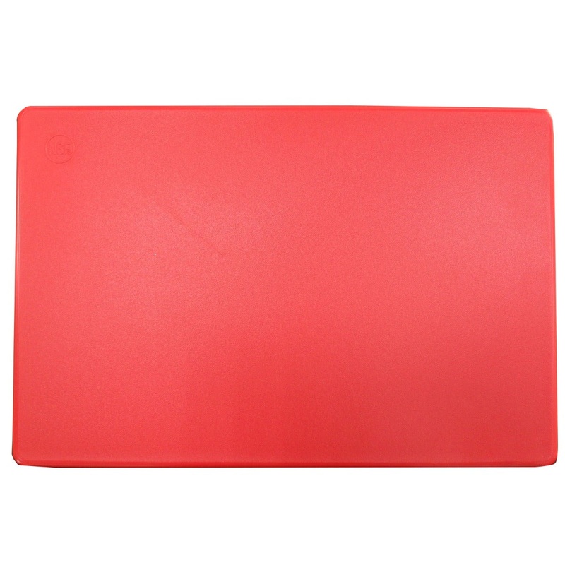 Adcraft HDCB-1218/RD Cutting Board 12" X 18" 1/2" Thick - 6ea/Case