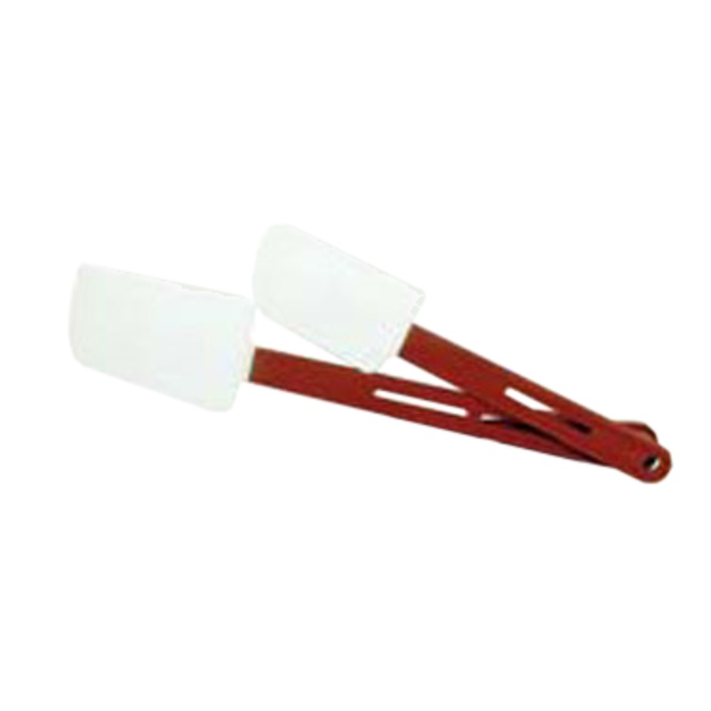 Adcraft HHS-14 High-Temp Spatula 14" White Contoured Blade - 72ea/Case