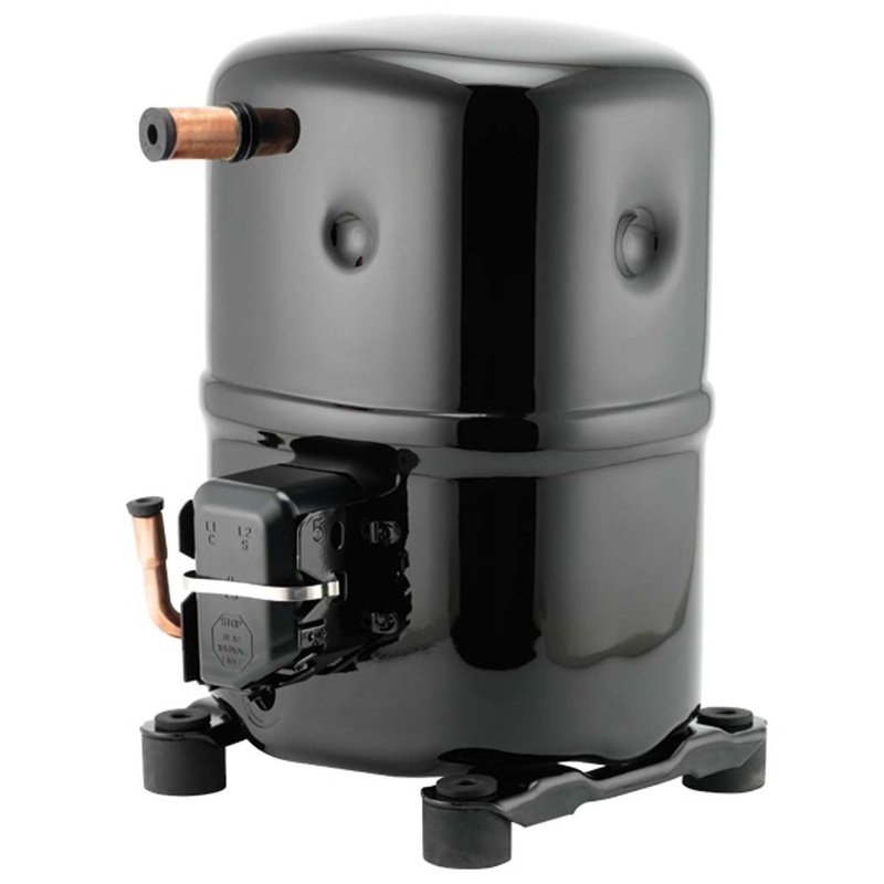 Clearance Tecumseh AVA2512ZXT Hermetic Compressor - low temp, 3 HP, POE, R404A, 208-230/3/60 volt, 7/8" S x 1/2" S1