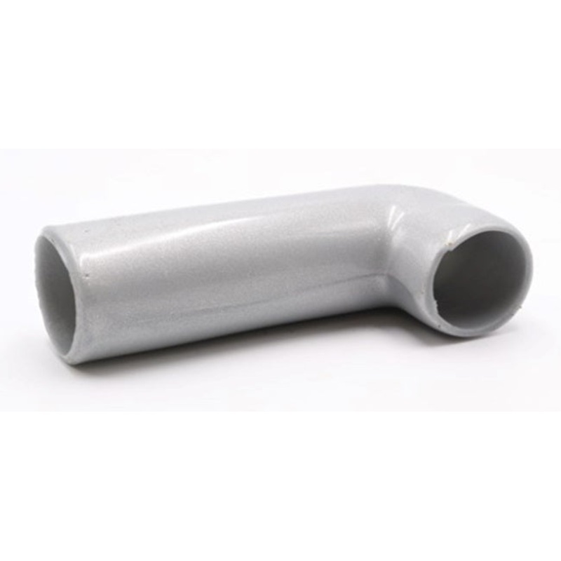 EconAir F2100015 Gray Vinyl Exhaust Fan Elbow Grease Pipe Down Spout 1-1/2" Inside Dia.