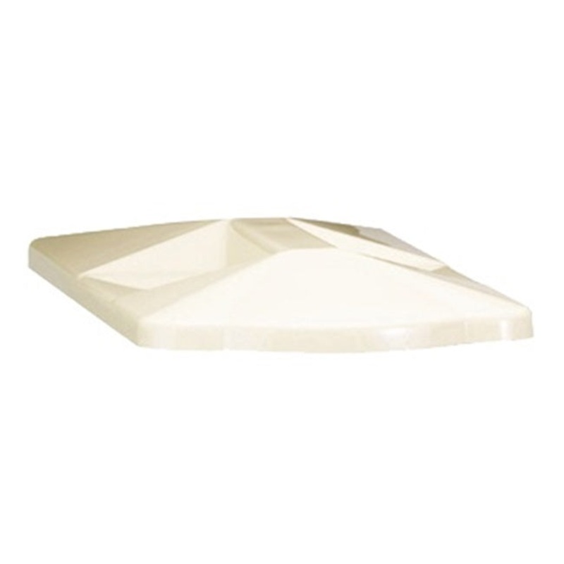 TableCraft 356C Polypropylene Replacement Dispenser Cover - for Slimline Beverage Dispensers (356DP & TW33DP) - Almond