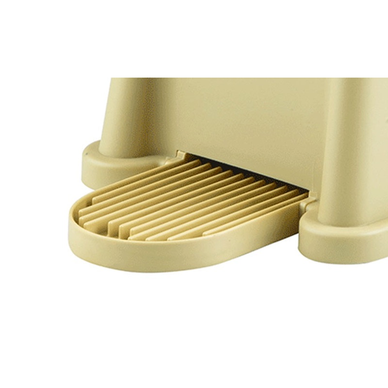 TableCraft DP6 Polypropylene Drip Tray - fits Slimline Beverage Dispensers (356DP and TW33DP) - Almond - 12/Case