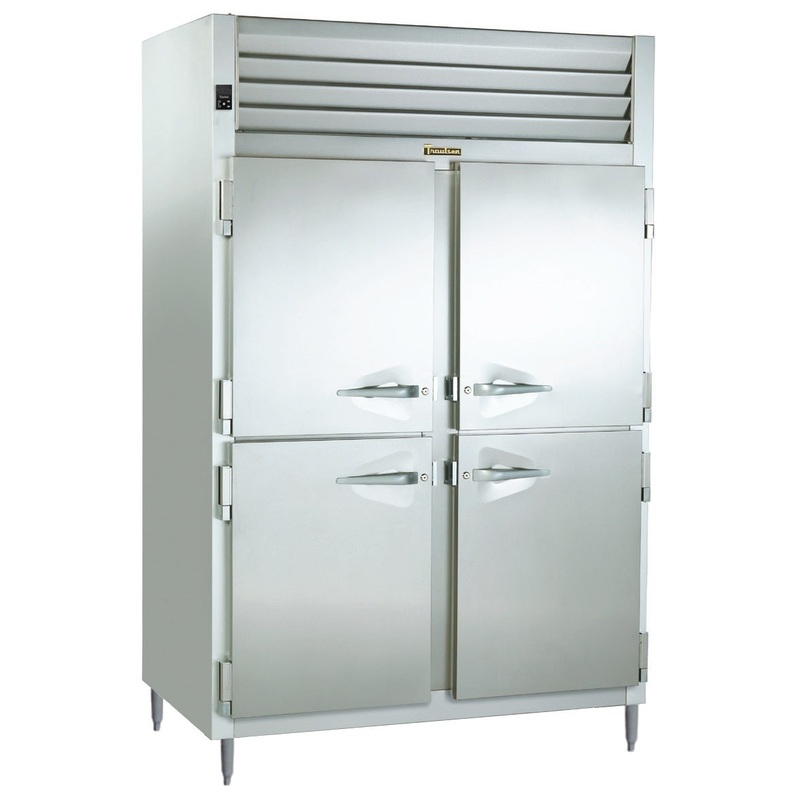 Traulsen RHT232WUT-HHS Spec-Line 2-Section 4 Solid Half Door Reach-In Refrigerator 58" - 50.53 cu. ft. - 115V