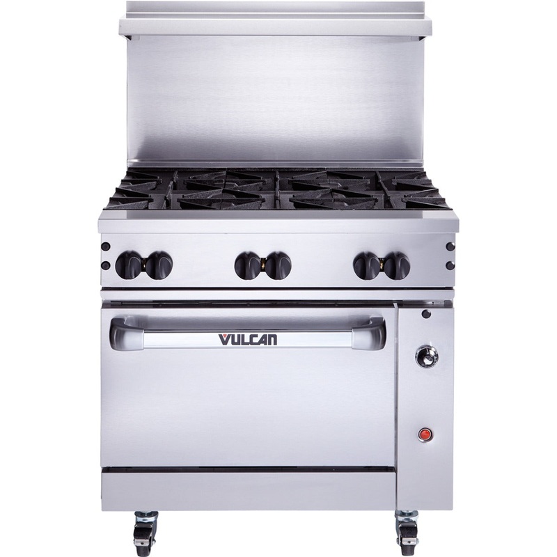 Vulcan 36S-6B 36" 6 Burner Gas Range w/ Standard Oven, Liquid Propane