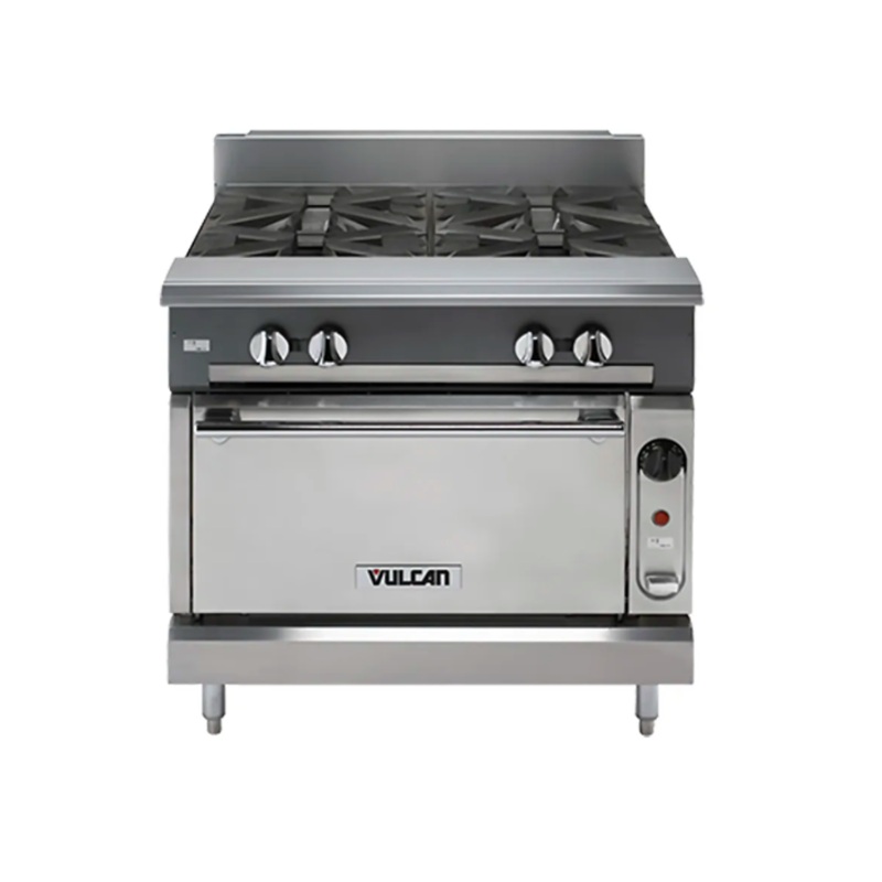 Vulcan V6B36 36" 6 Burner Gas Range w/ Modular Base, Natural Gas