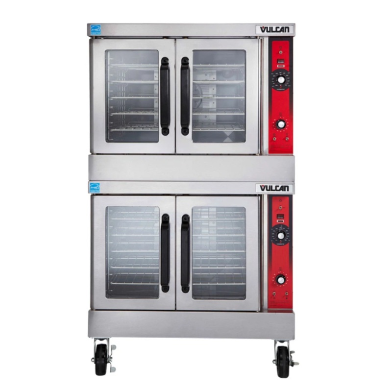 Vulcan VC44GD Double Full Size Natural Gas Convection Oven - 100,000 BTU