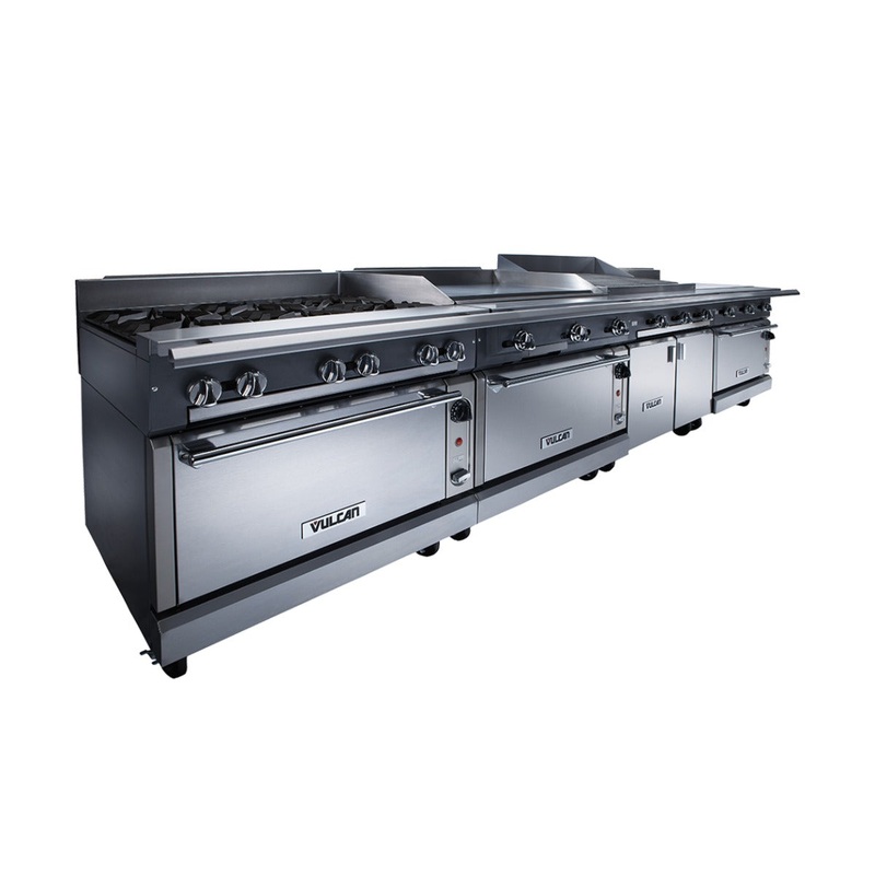 Vulcan VWT12 12" Heavy Duty Range, Work Top, Modular, Natural Gas