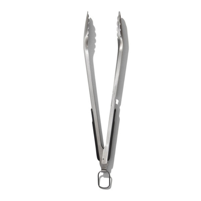 OXO Good Grips Grilling Tongs with Built-In Bottle Opener