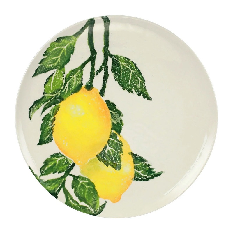 Vietri Limoni Dinner Plate