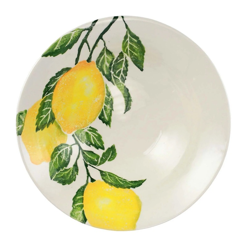 Vietri Limoni Medium Serving Bowl