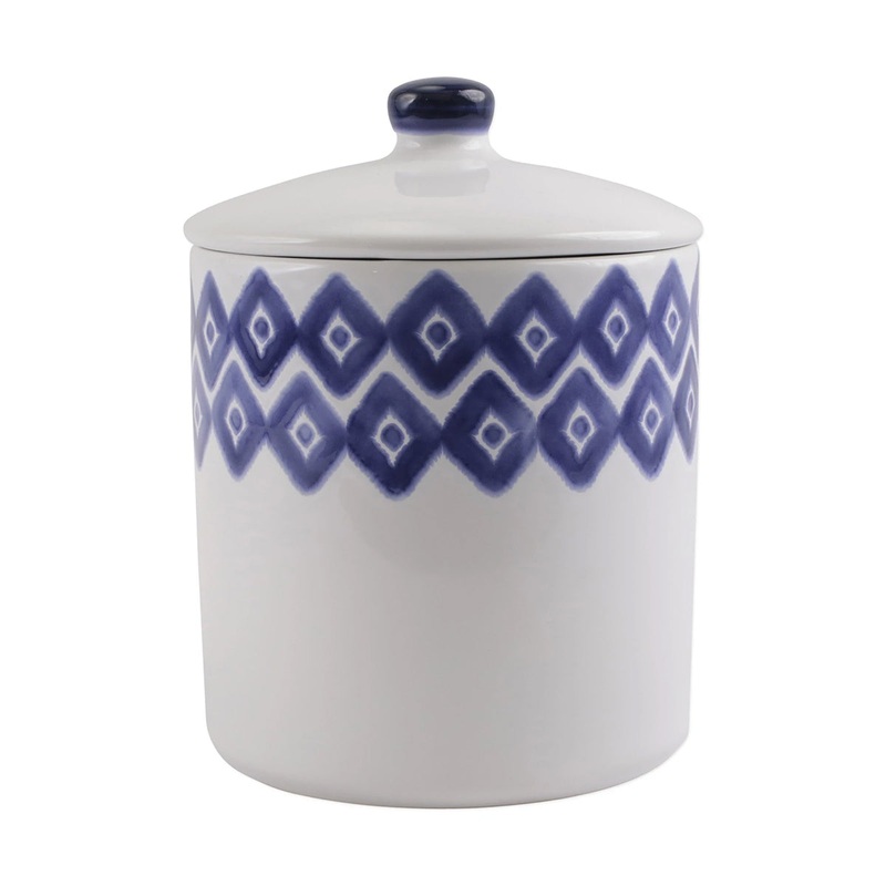 Viva By Vietri Santorini Diamond Large Canister
