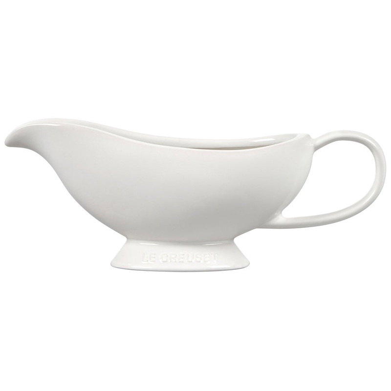 Le Creuset Heritage Gravy Boat in White