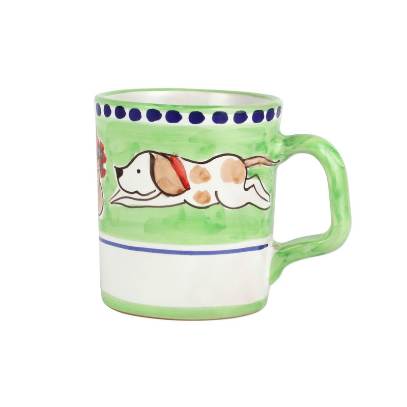 Vietri Campagna Cane Mug
