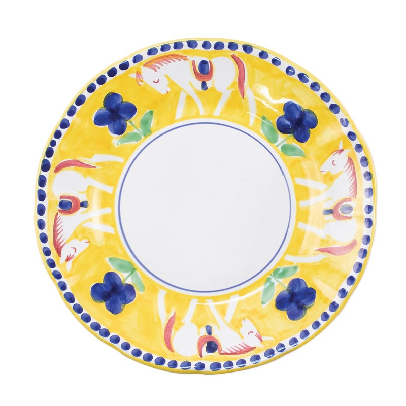 Vietri Campagna Cavallo Dinner Plate