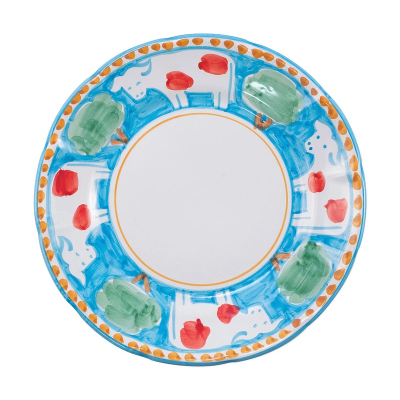 Vietri Campagna Mucca Dinner Plate
