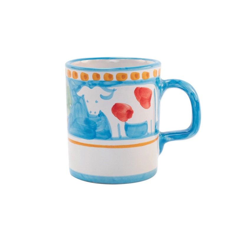 Vietri Campagna Mucca Mug