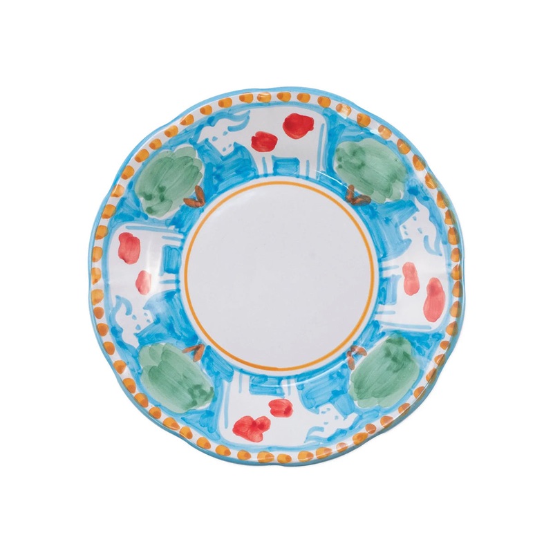 Vietri Campagna Mucca Salad Plate