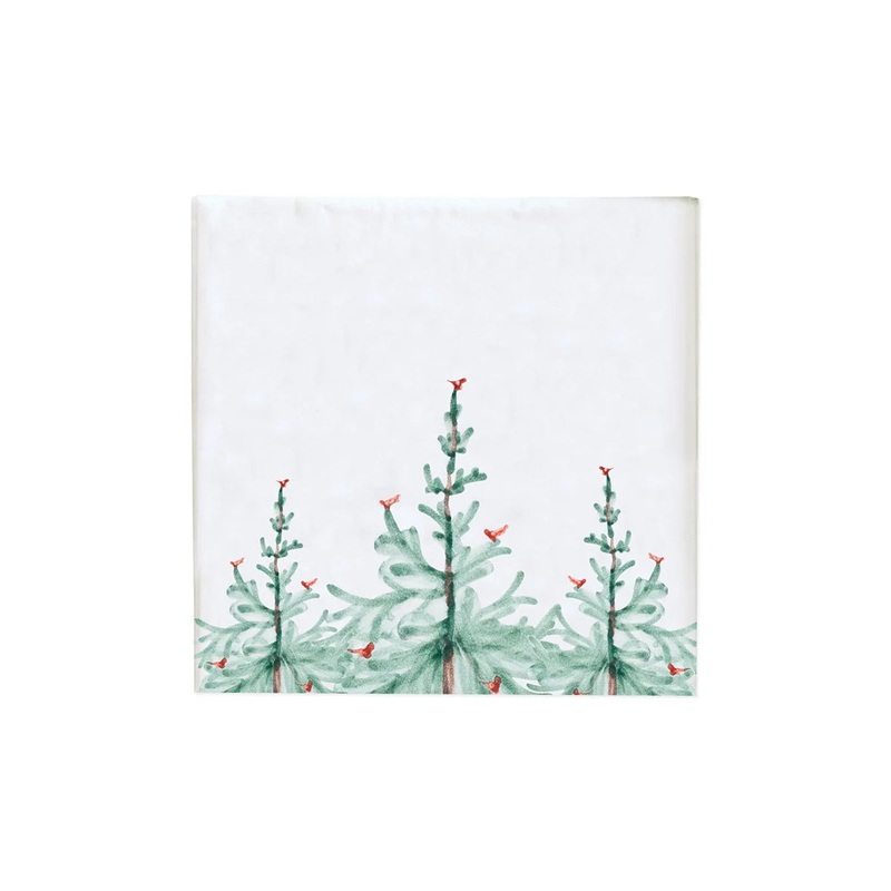 Vietri Lastra Holiday Cocktail Napkins (Pack of 20)