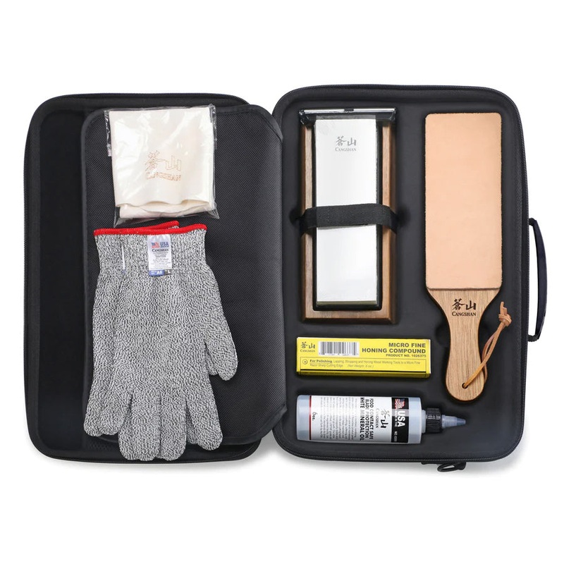 Cangshan 7-Piece Kitchen Knife Care & Sharpening Kit