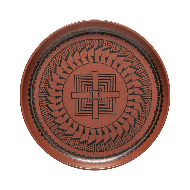 Casafina by Costa Nova Pacifica Aztec Salad/Dessert Plate