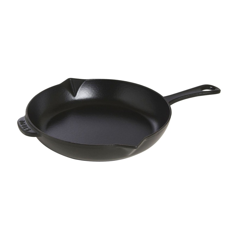 Staub Enameled Cast Iron 10" Fry Pan in Matte Black
