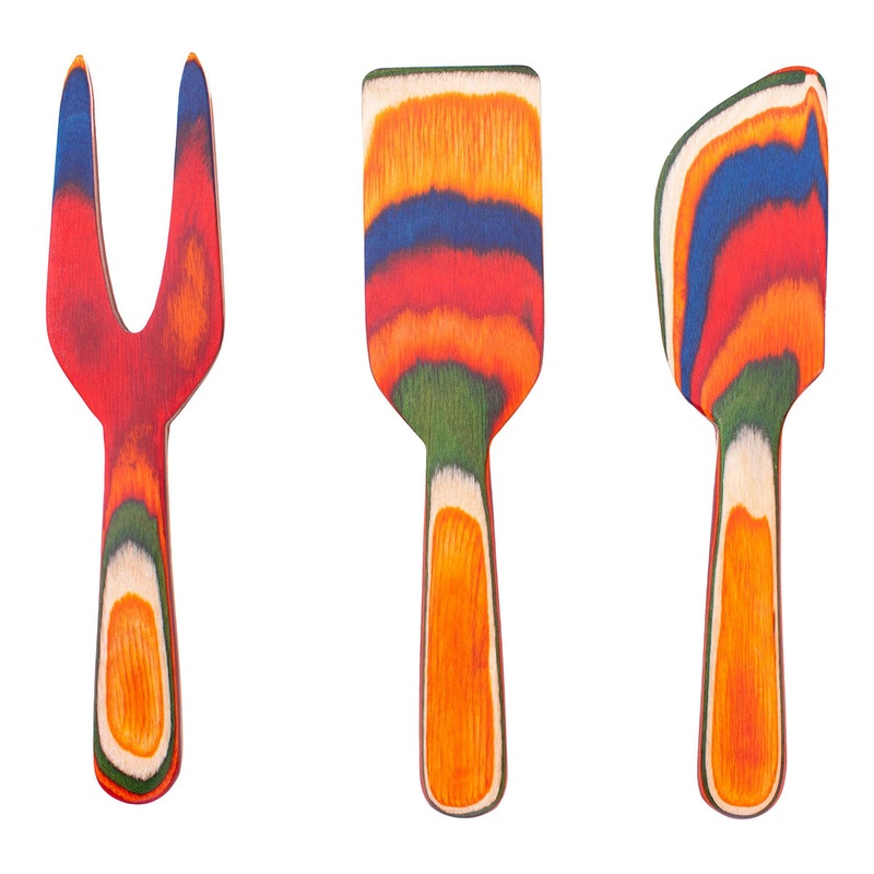 Totally Bamboo Baltique Marrakesh Collection 3-Piece Cheese Tool Set