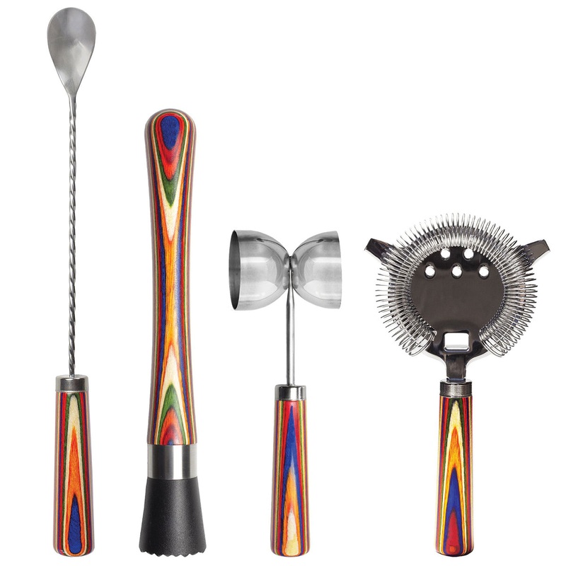 Totally Bamboo Baltique Marrakesh Collection 4 Pc Bartending Kit