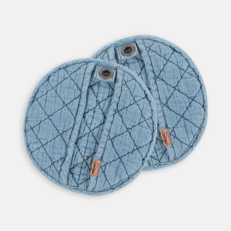 KAF Home Ayesha Curry Denim Potholders