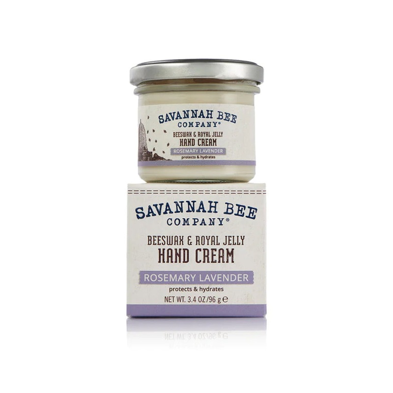 Savannah Bee Company Rosemary Lavender Beeswax Hand Cream Jar 3.4 oz