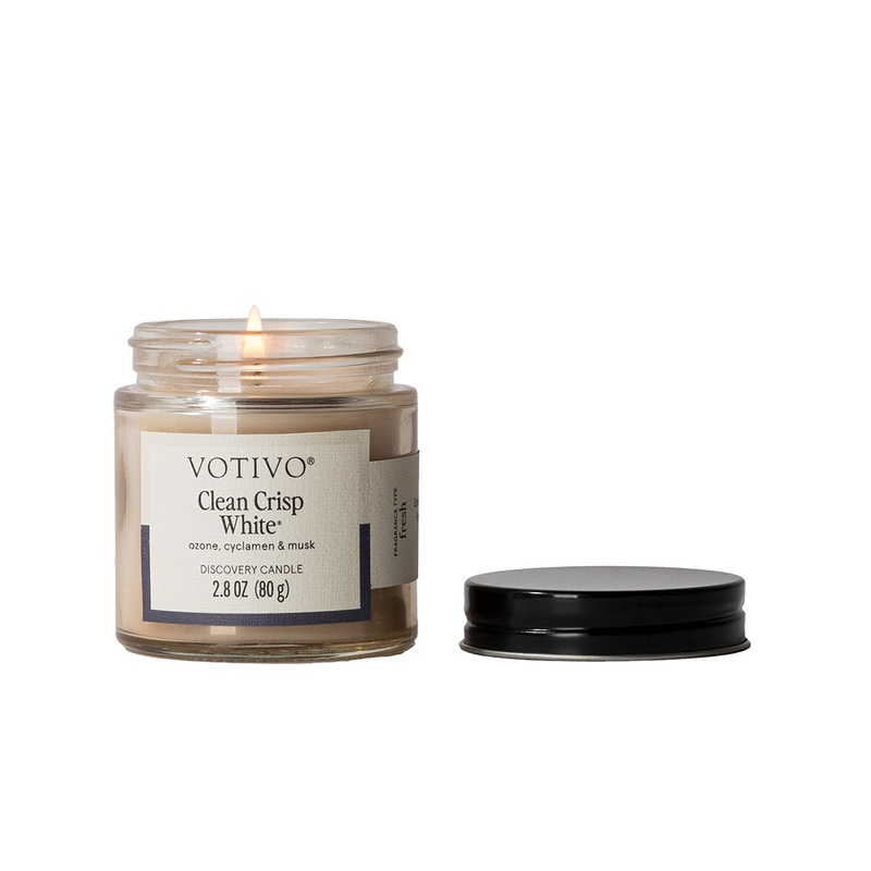 Votivo Clean Crisp White Discovery Candle