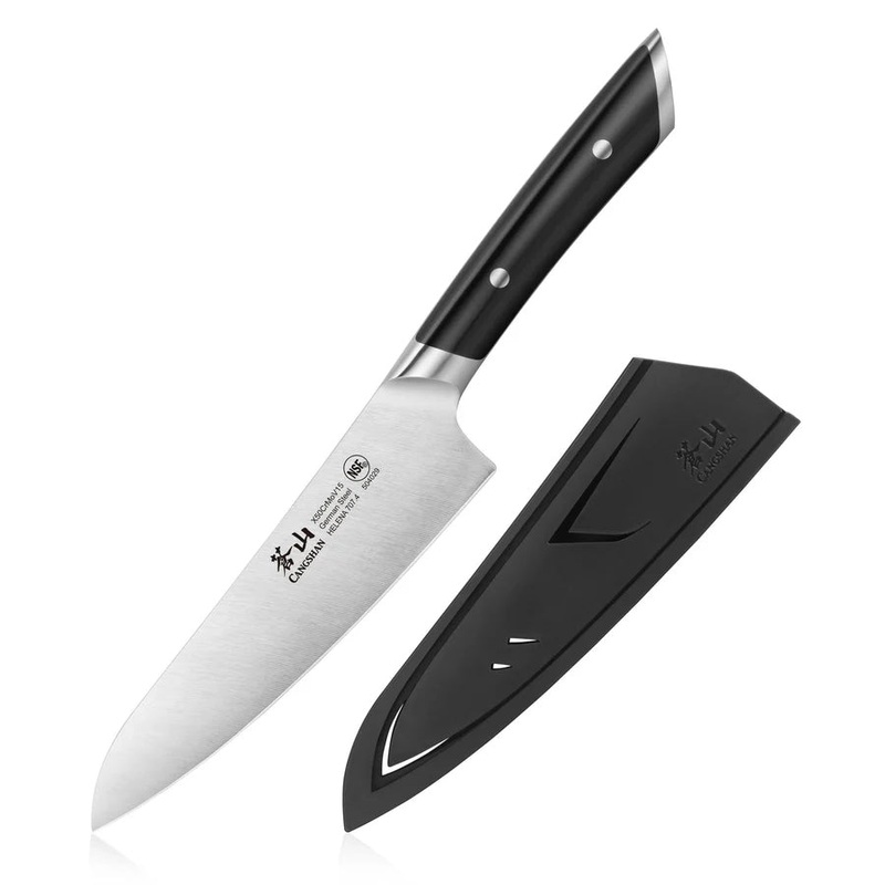 Cangshan HELENA Series German Steel Forged 5.5" Black Prep Knife